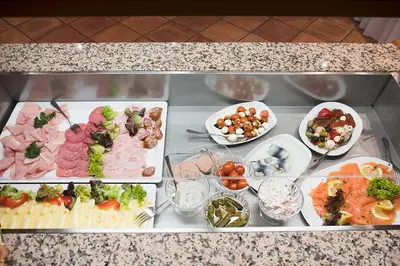 Essen im Hotel oder in der Nähe