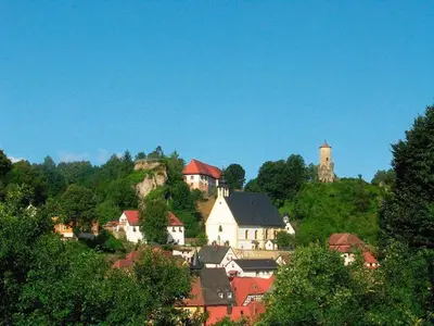 Naturlandschaft in der Nähe der Ferienwohnung