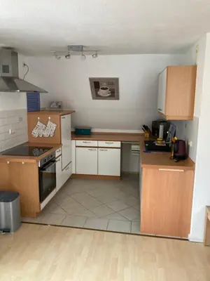 Küche/Küchenzeile in der Unterkunft Ferienwohnung Kellerer 2