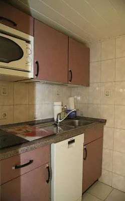 Küche/Küchenzeile in der Unterkunft Ferienhaus Röbiger
