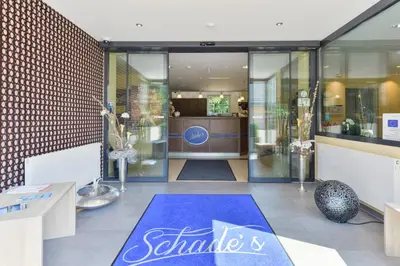 Lobby/Rezeption in der Unterkunft Schade's Wohlfühlhotel