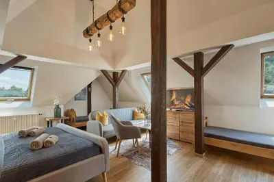 Ein Bett oder Betten in einem Zimmer der Unterkunft Luxury Boutique Pension