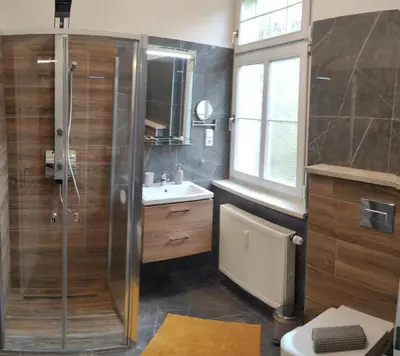 Ein Badezimmer in der Unterkunft Luxury Boutique Pension