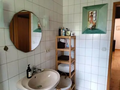 Ein Badezimmer in der Unterkunft Apartments Angela