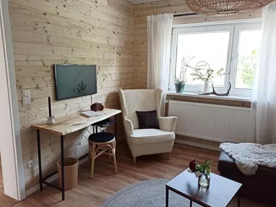 TV/Unterhaltungsangebot in der Unterkunft Ferienhaus Forstblick