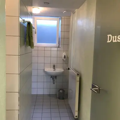 Ein Badezimmer in der Unterkunft Gästehaus Sandra