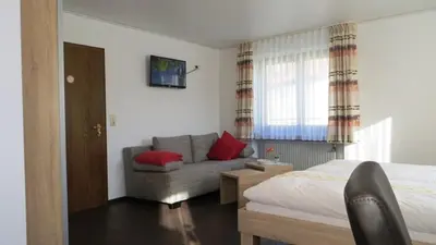 Ein Bett oder Betten in einem Zimmer der Unterkunft Pension Leppert