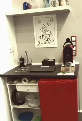 Küche/Küchenzeile in der Unterkunft Studio Appartement