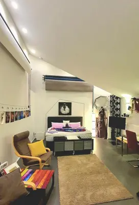 Ein Sitzbereich in der Unterkunft Studio Appartement