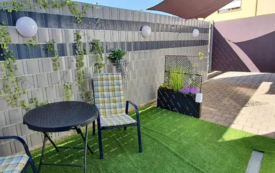 Ein Garten an der Unterkunft Studio Appartement