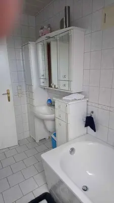 Ein Badezimmer in der Unterkunft Apartment in Eibenstock 30354