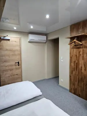 Ein Bett oder Betten in einem Zimmer der Unterkunft Klein Haus 12A
