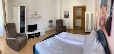 TV/Unterhaltungsangebot in der Unterkunft Mabri Apartments Plauen