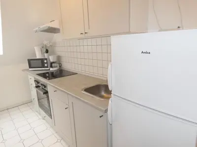 Küche/Küchenzeile in der Unterkunft SUNNYHOME Monteurwohnungen und Apartments in Wackersdorf