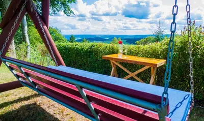 Naturlandschaft in der Nähe des Ferienhauses