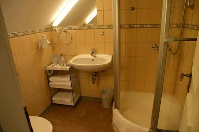 Ein Badezimmer in der Unterkunft Hotel Berggasthof Waldlust