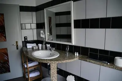 Küche/Küchenzeile in der Unterkunft Hotel Berggasthof Waldlust