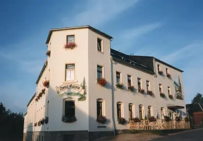 Das Gebäude in dem sich das Hotel befindet