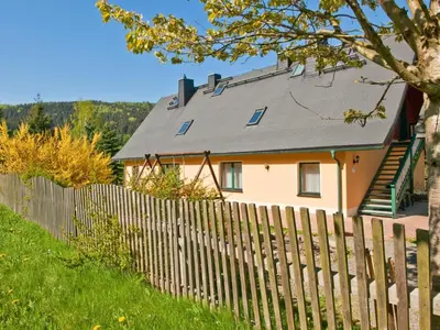 Das Gebäude in dem sich die Ferienwohnung befindet