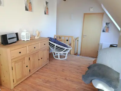 Küche/Küchenzeile in der Unterkunft Ferienwohnung Baumann