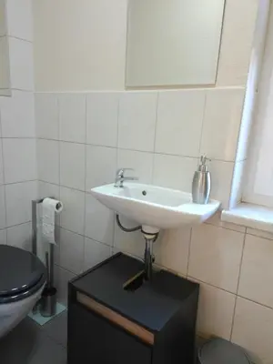 Ein Badezimmer in der Unterkunft Ferienwohnung Baumann