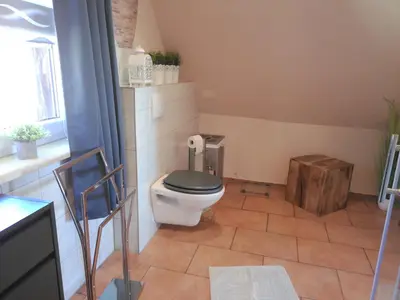 Ein Badezimmer in der Unterkunft Ferienwohnung Baumann