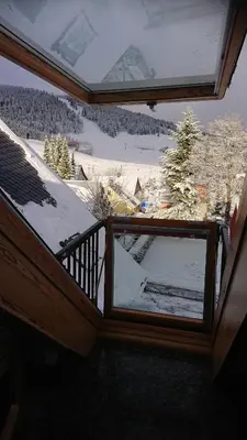 Ferienwohnung Dachspitze mit Tiefgaragenstellplatz und Skiraum im Winter