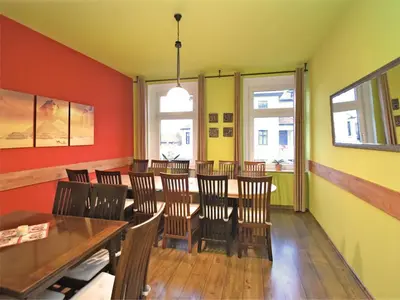 Ein Sitzbereich in der Unterkunft Exklusives Gruppenhaus mit home cinema
