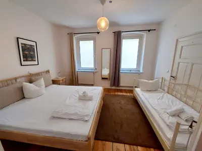 Ein Bett oder Betten in einem Zimmer der Unterkunft Old Town Center Apartments