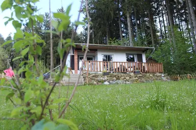 Ein Garten an der Unterkunft Zum-Seehörnchen Haus Fuchs