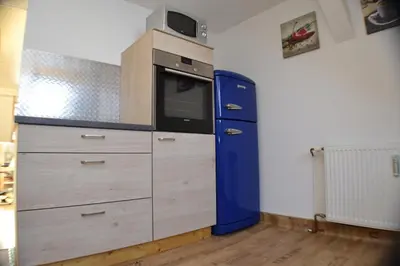 Küche/Küchenzeile in der Unterkunft Ferienwohnung im Alten Zollhaus