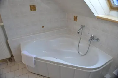 Ein Badezimmer in der Unterkunft Ferienwohnung im Alten Zollhaus