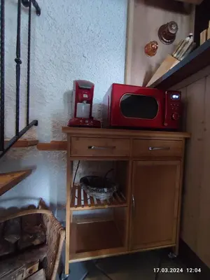 Küche/Küchenzeile in der Unterkunft Ferienhaus Schreinert-Zart
