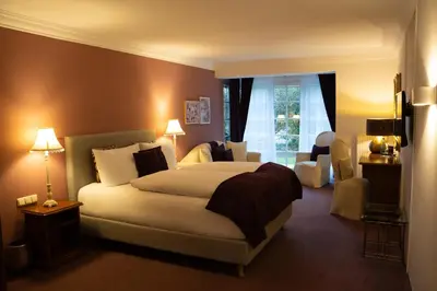 Ein Bett oder Betten in einem Zimmer der Unterkunft Drahthammer Schlößl