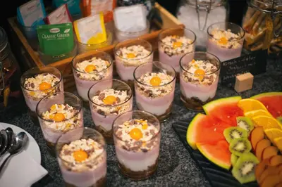Essen im Hotel oder in der Nähe