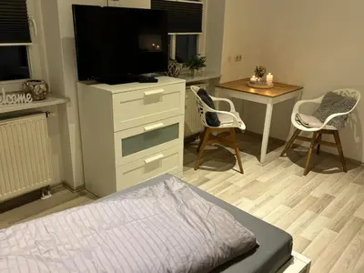 TV/Unterhaltungsangebot in der Unterkunft Exklusive Ferienwohnung im Zentrum von Plauen