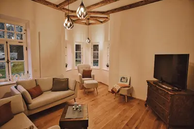 TV/Unterhaltungsangebot in der Unterkunft Feriendomizil Villa Neidstein
