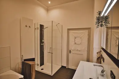 Ein Badezimmer in der Unterkunft Feriendomizil Villa Neidstein