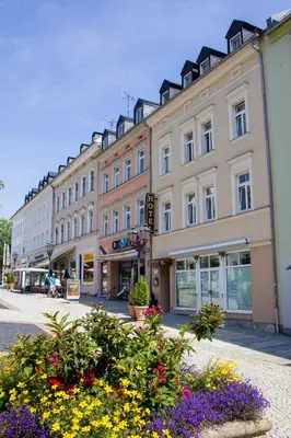 Das Gebäude in dem sich das Hotel befindet
