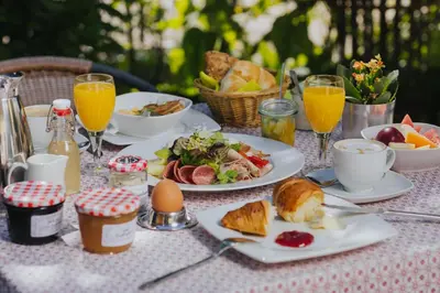 Essen in der Pension oder in der Nähe