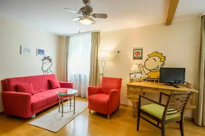 TV/Unterhaltungsangebot in der Unterkunft Hotel Brunner