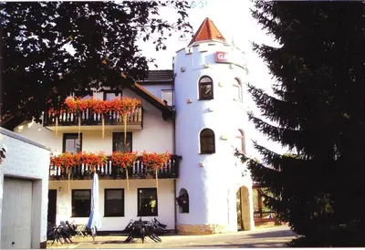 Das Gebäude in dem sich das Hotel befindet