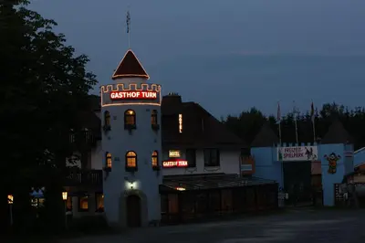 Das Gebäude in dem sich das Hotel befindet