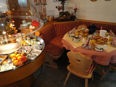 Essen in der Pension oder in der Nähe