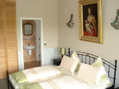 Ein Bett oder Betten in einem Zimmer der Unterkunft Hotel-Restaurant Bergmühle
