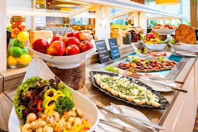 Essen im Hotel oder in der Nähe