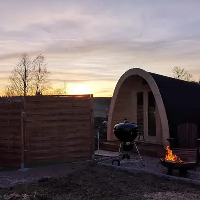 Romantischer POD - Gegen Aufpreis mit Hot Tub - Whirlpool & Sauna