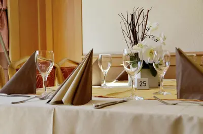 Getränke in der Unterkunft Hotel Gasthof Am Forsthof