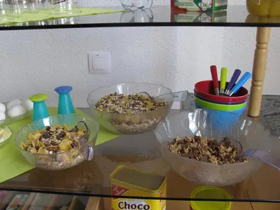 Essen in der Ferienwohnung oder in der Nähe