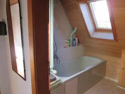 Ein Badezimmer in der Unterkunft FeWo Ahornweg